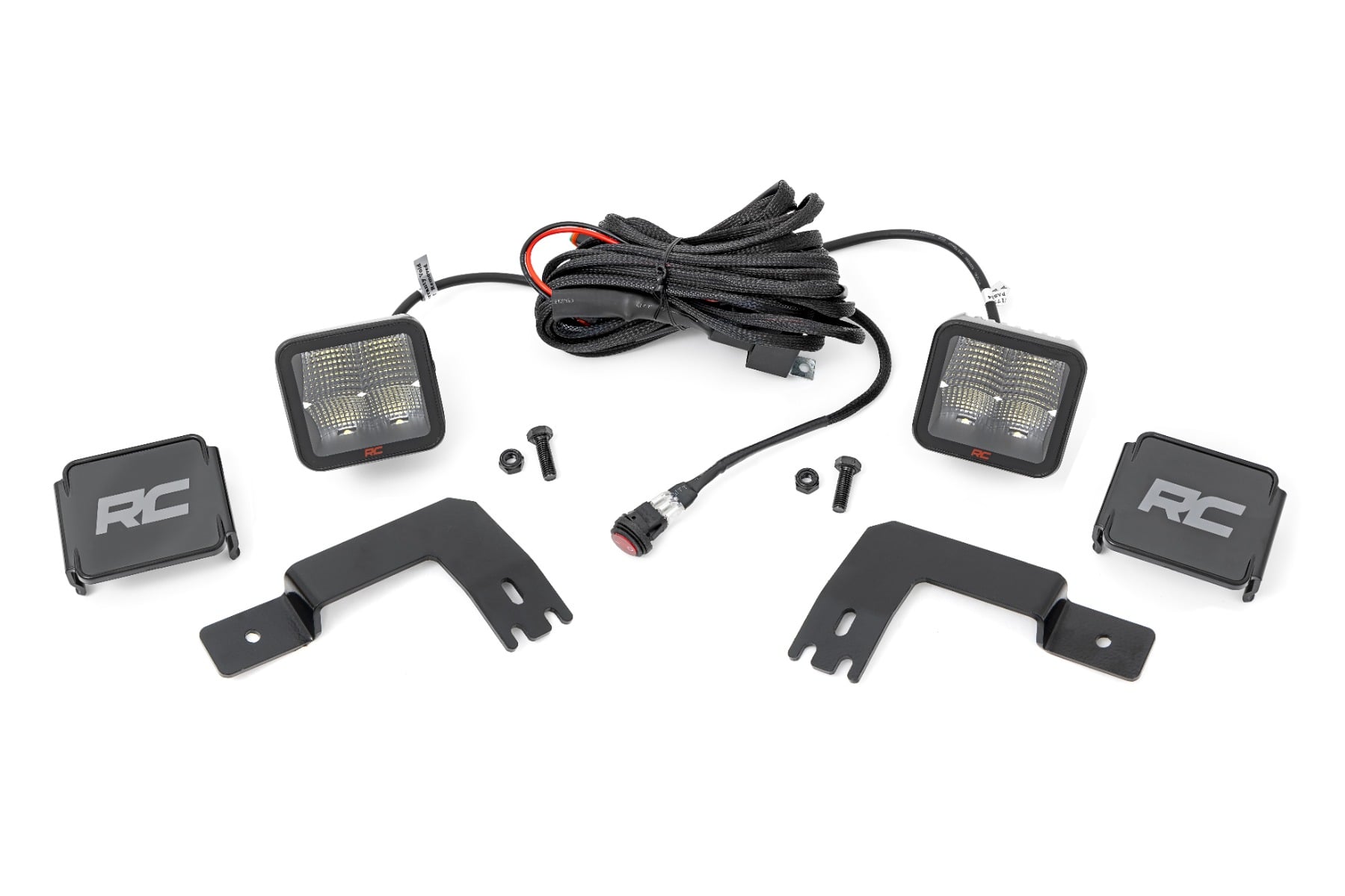 Rough Country LED Light Under Bed Mount 2″ Spectrum Pair Polaris XPEDITION ADV 5