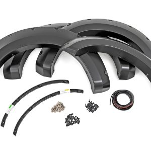 Rough Country Pocket Fender Flares UM Agate Black Ford F-250/F-350 Super Duty (17-22)