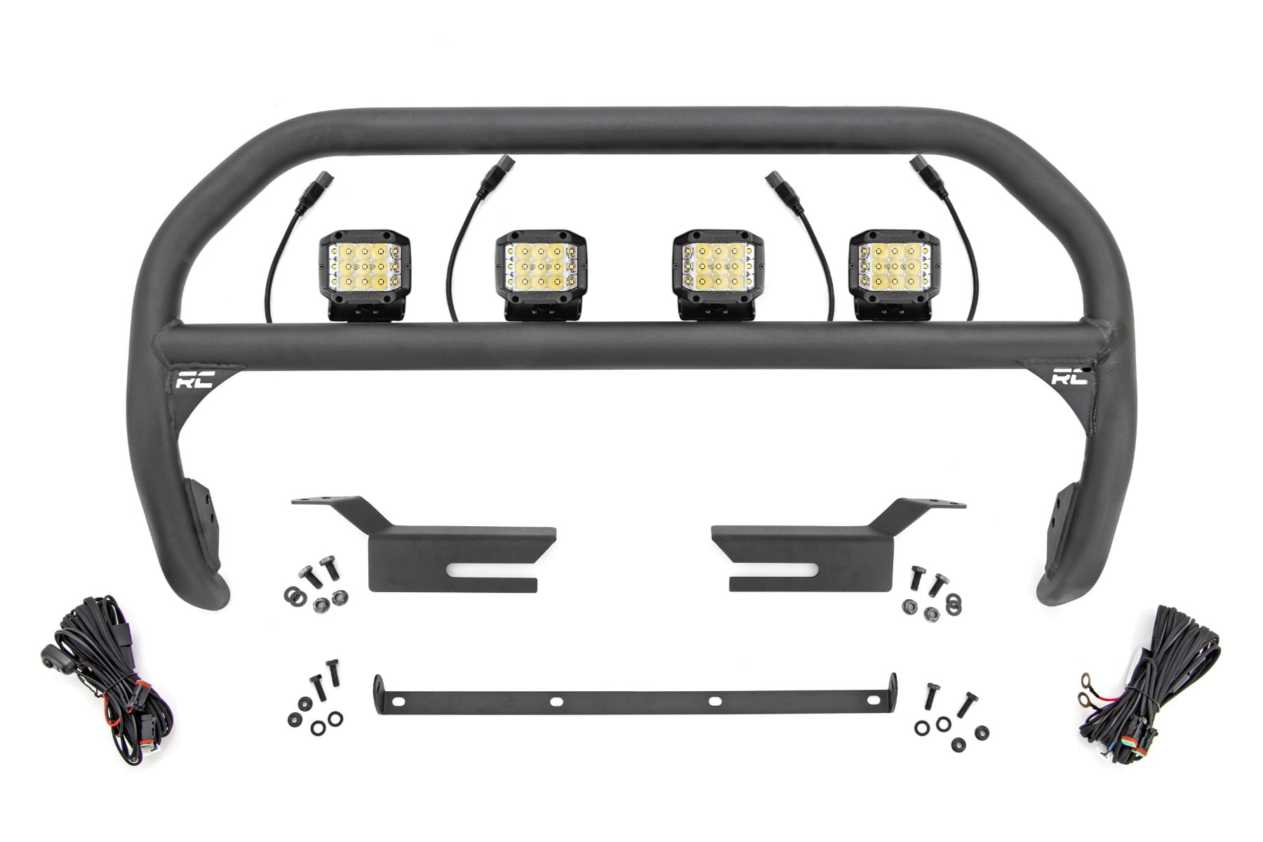Rough Country Nudge Bar 3 Inch Wide Angle Led (x4) Ford Bronco 4WD (2021-2026)