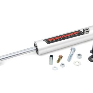Rough Country V2 Steering Stabilizer Relocation Bracket Jeep Wrangler JK/Wrangler Unlimited (07-18)