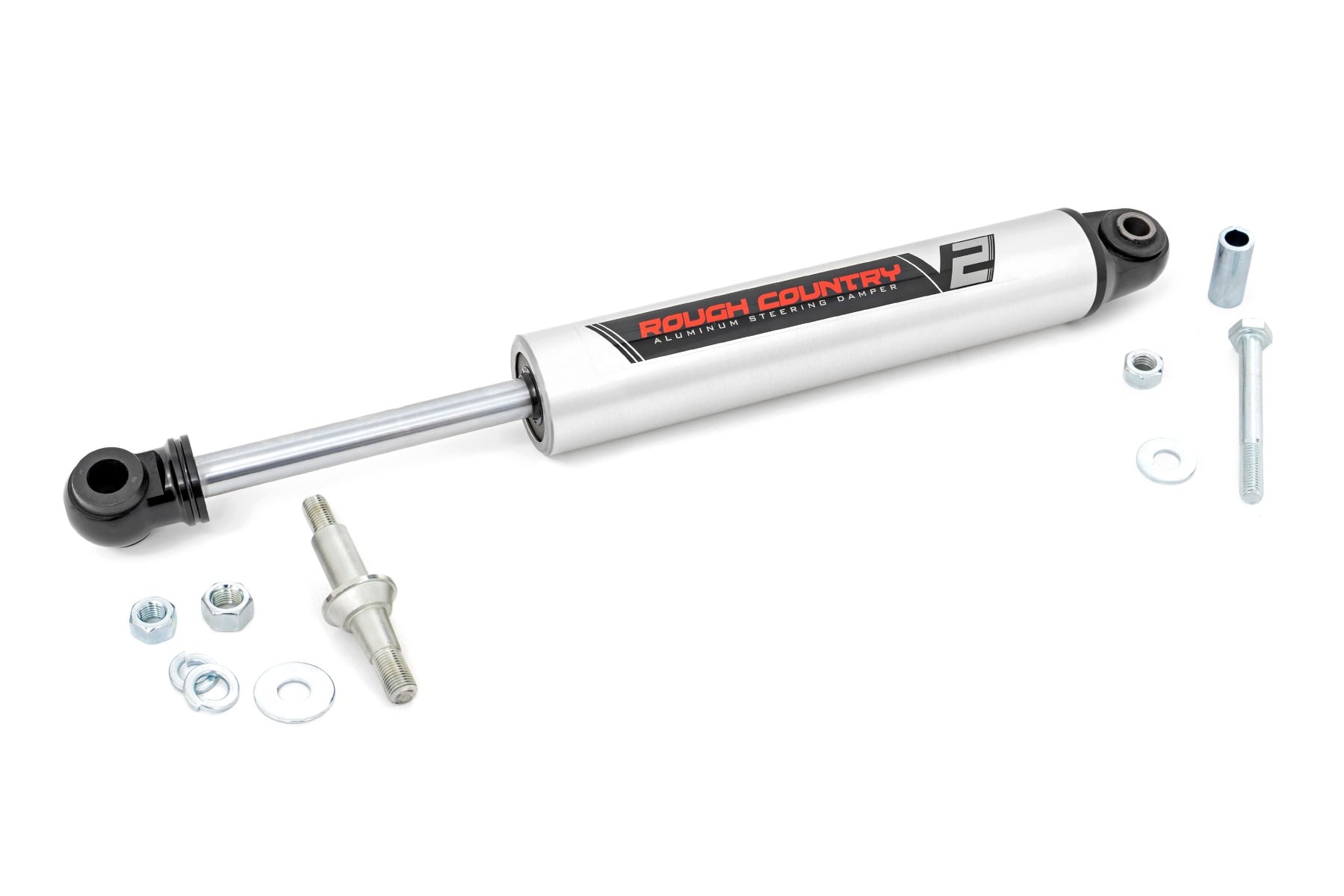 Rough Country V2 Steering Stabilizer Multiple Makes & Models (Chevy/GMC/Jeep)