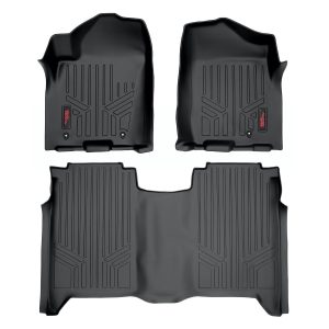 Rough Country Floor Mats FR & RR Crew Cab Nissan Titan 2WD/4WD (2004-2015)