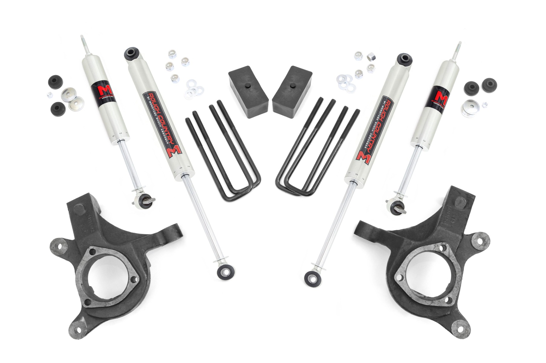Rough Country 3 inch Lift Kit M1 Chevy Silverado & GMC Sierra 1500 2WD (1999-2006 & Classic)