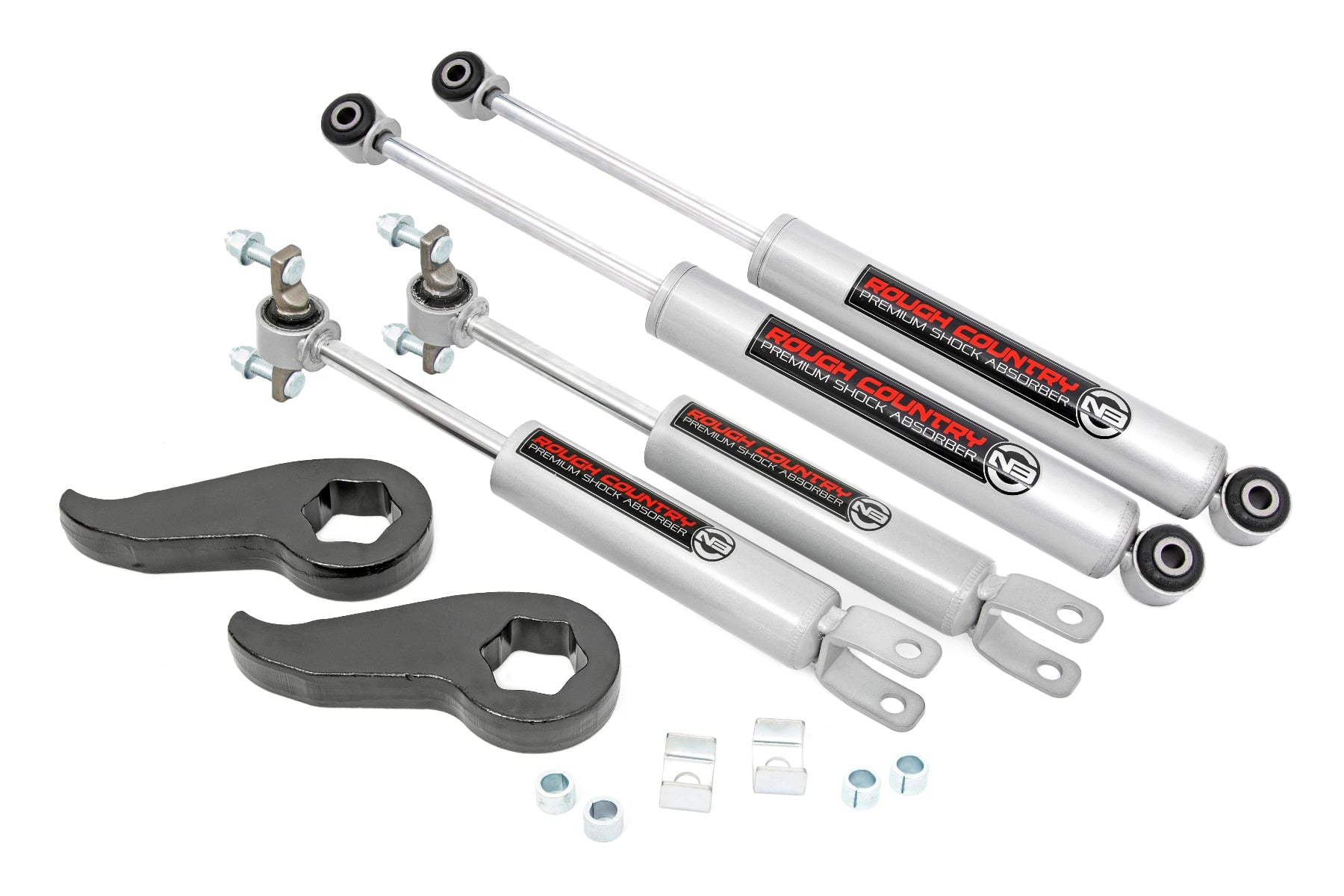 Rough Country 1.5-2 Inch Leveling Kit N3 Chevy/GMC 2500HD/3500HD (11-19)