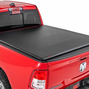 Rough Country Soft Roll Up Bed Cover 5’7″ Bed No Rambox Ram 1500 (19-26)/1500 TRX (21-24)