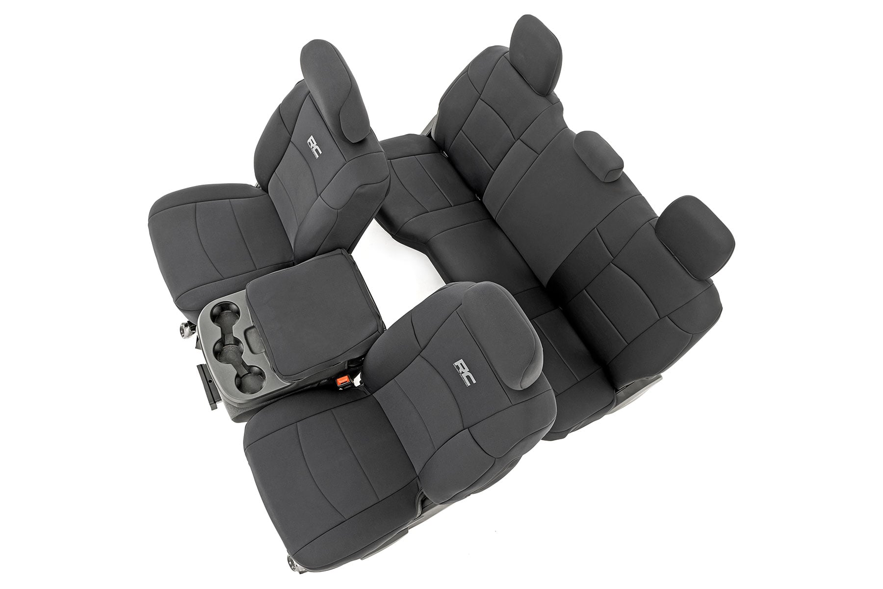 Rough Country Seat Covers Bucket Seats FR & RR Ram 2500 2WD/4WD (2019-2026)