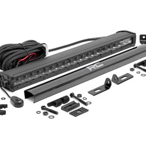 Rough Country LED Light Kit Bumper Mount 20″ Black Single Row Ford Ranger (19-23)