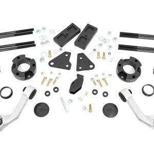Rough Country 3.5 Inch Lift Kit Forged Alum UCA Cast Steel Knucles Ford Ranger (19-23)