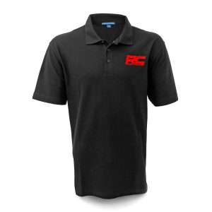 Rough Country Polo Rough Country Logo Black Cotton Size M