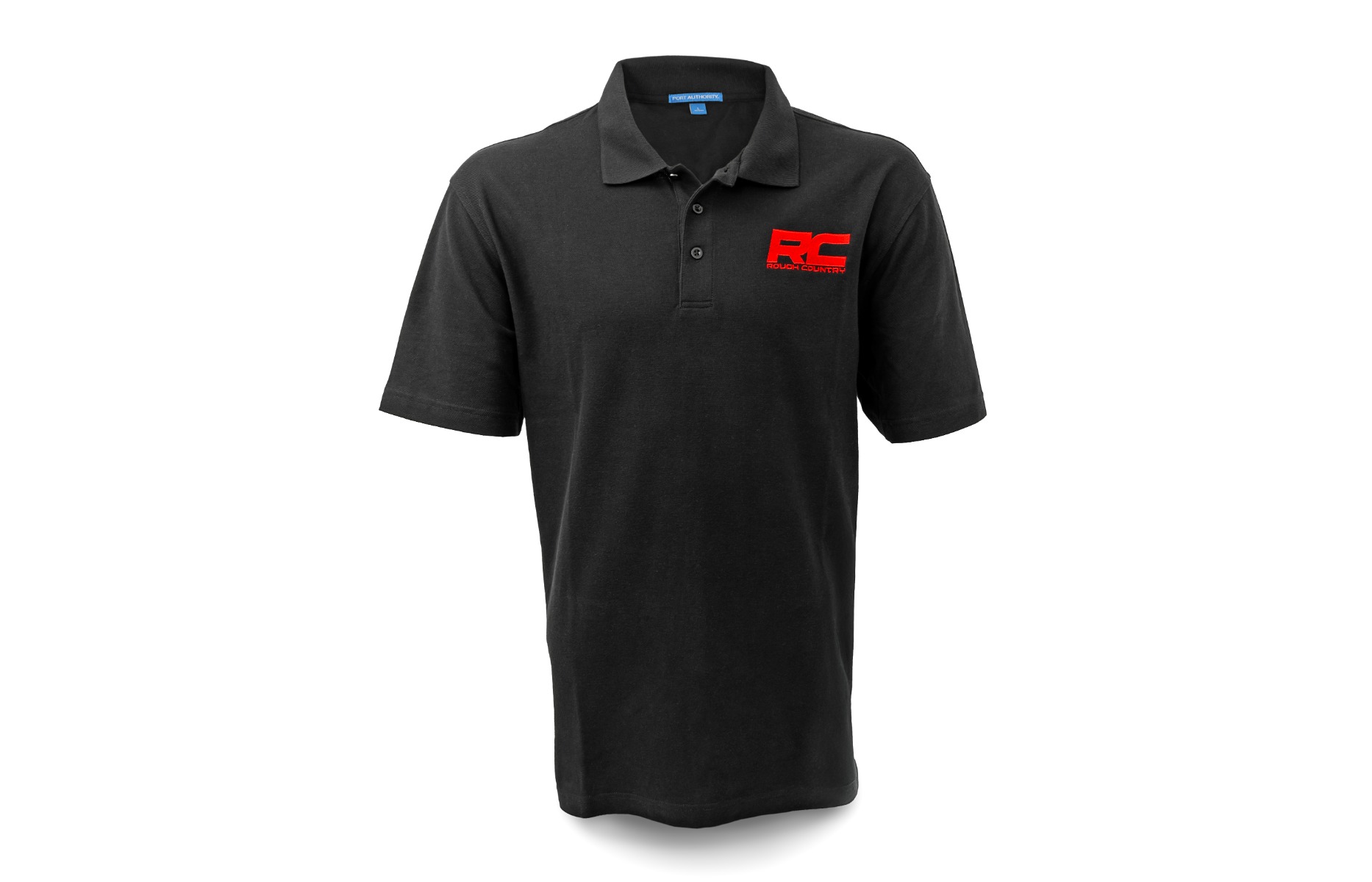 Rough Country Polo Rough Country Logo Black Cotton Size M