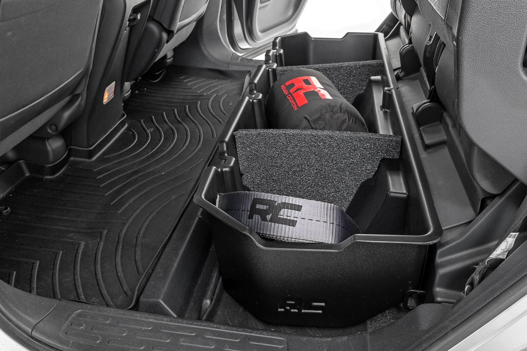 Rough Country Under Seat Storage Crew Cab Honda Ridgeline 4WD (2006-2026)