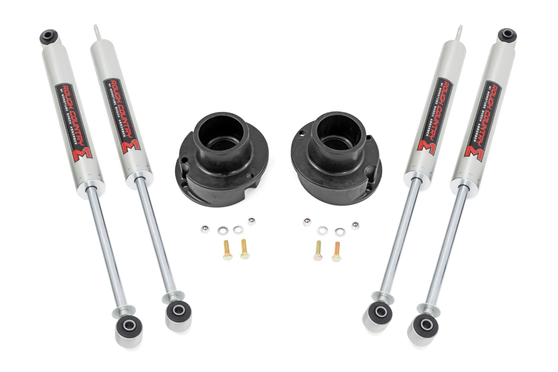 Rough Country 2.5 Inch Leveling Kit RR Leaf M1 Ram 2500 (14-26)/3500 (13-26)