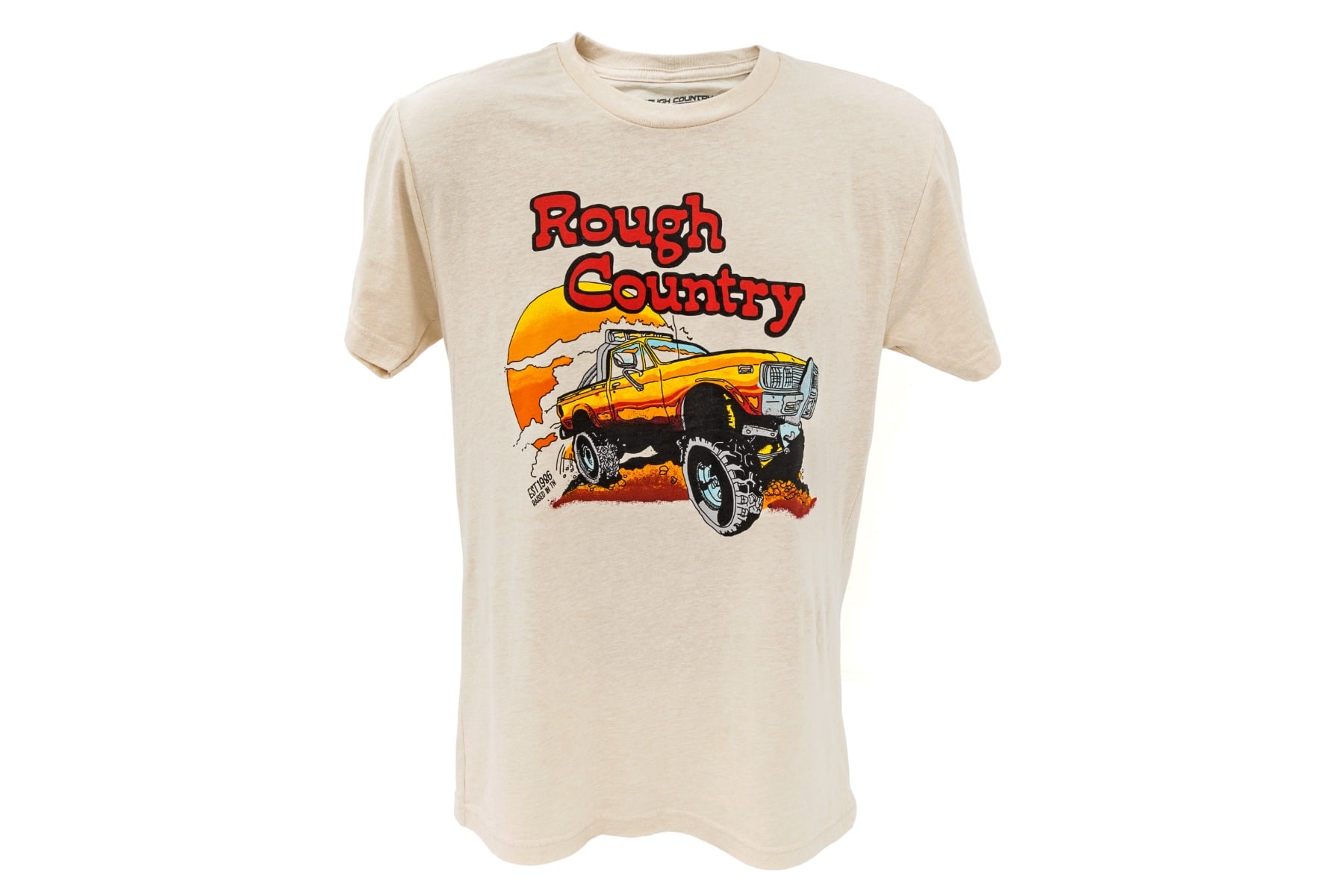 Rough Country T-Shirt Throwback Cream LG