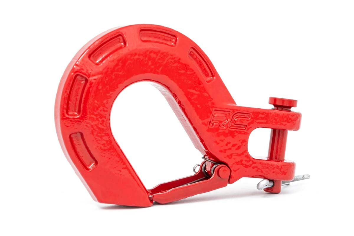 Rough Country Winch Hook Forged Red