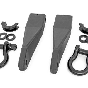 Rough Country Tow Hook Brackets D-Ring Combo GMC Sierra 2500 HD 2WD/4WD (2020-2026)