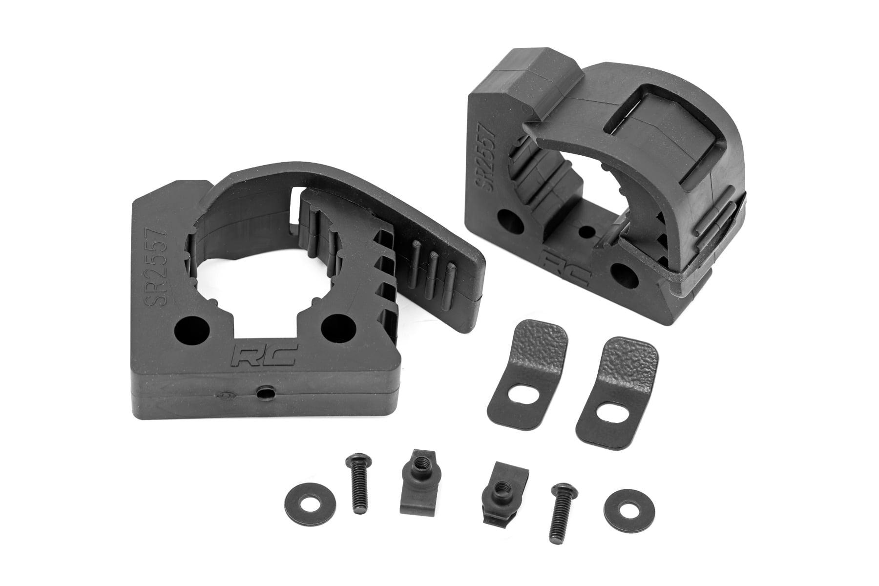 Rough Country Rubber Molle Panel Clamp Kit Universal 1″ – 2 1/4″ 2-Clamps