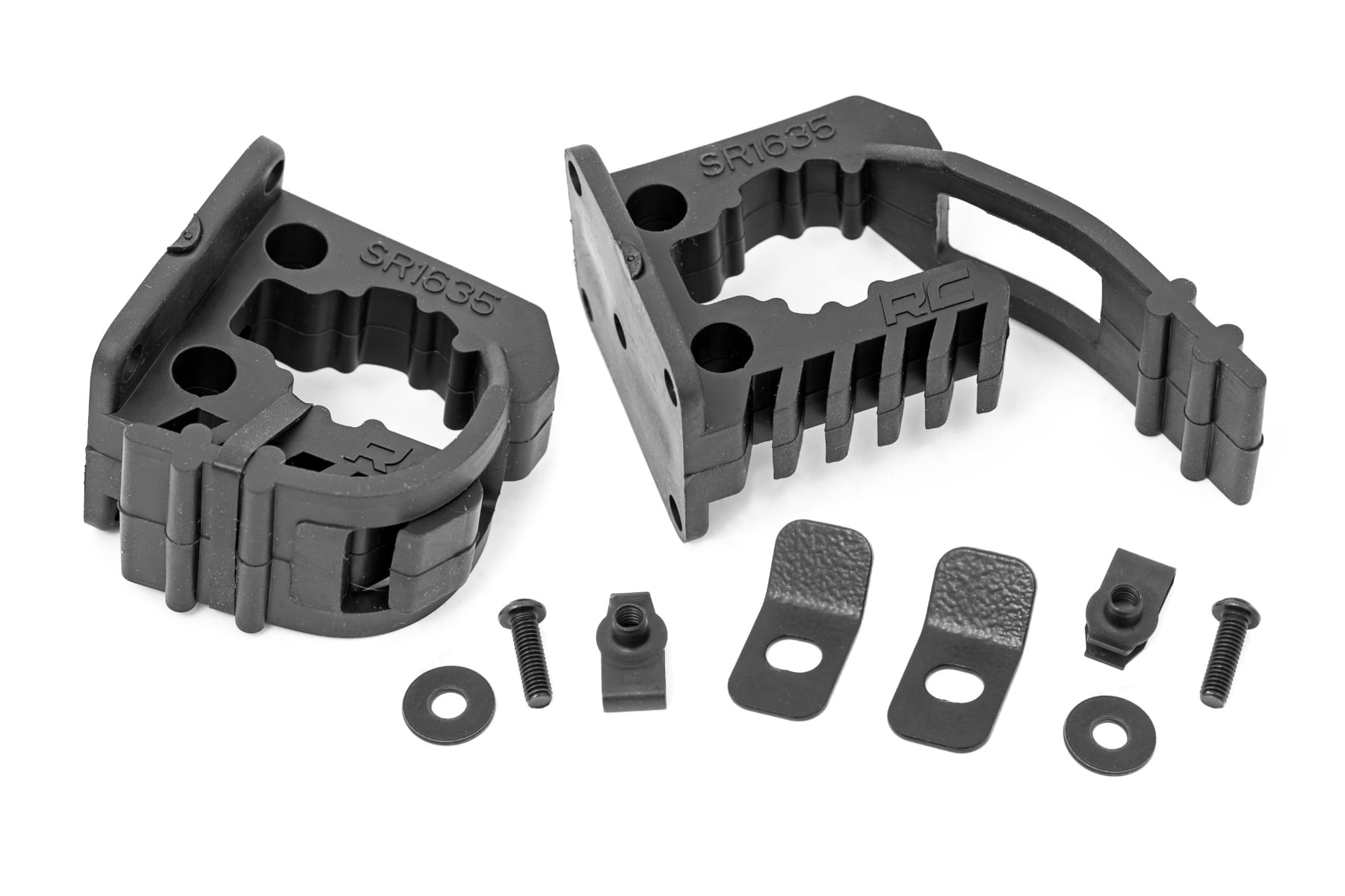 Rough Country Rubber Molle Panel Clamp Kit Universal 5/8″ – 1 3/8″ 2-Clamps