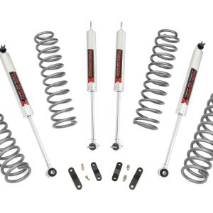 Rough Country 2.5 Inch Lift Kit Coils M1 Jeep Wrangler JK 4WD (2007-2018)