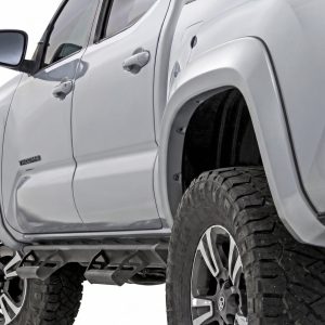 Rough Country Sport Fender Flares 1J9 Celestial Silver Metallic Toyota Tacoma (16-23)