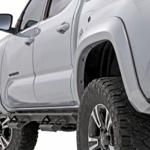 Rough Country Sport Fender Flares 1D6 Silver Sky Metallic Toyota Tacoma (16-23)