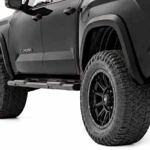 Rough Country Sport Fender Flares Black Toyota Tundra 2WD/4WD (2022-2026)