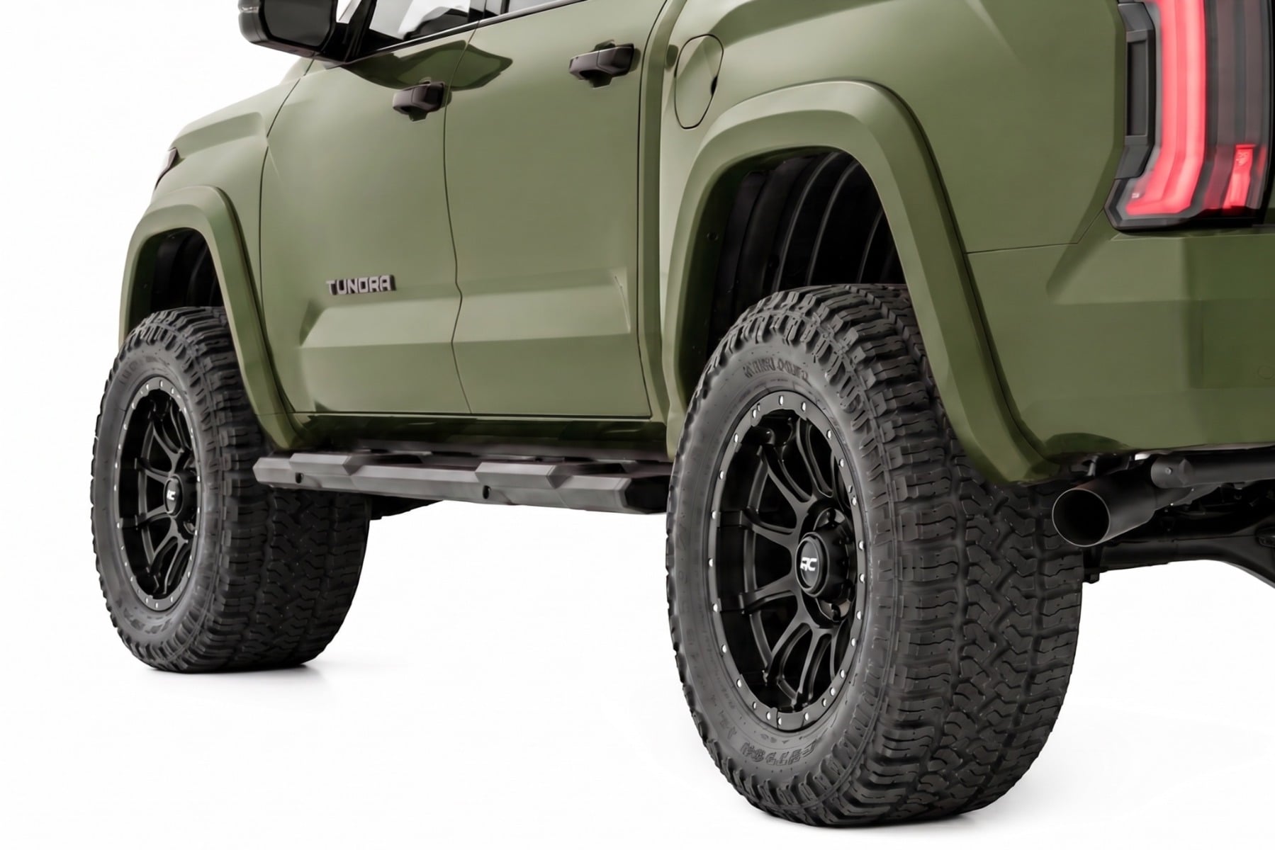 Rough Country Sport Fender Flares 6V7 Army Green Toyota Tundra 2WD/4WD (2022-2026)