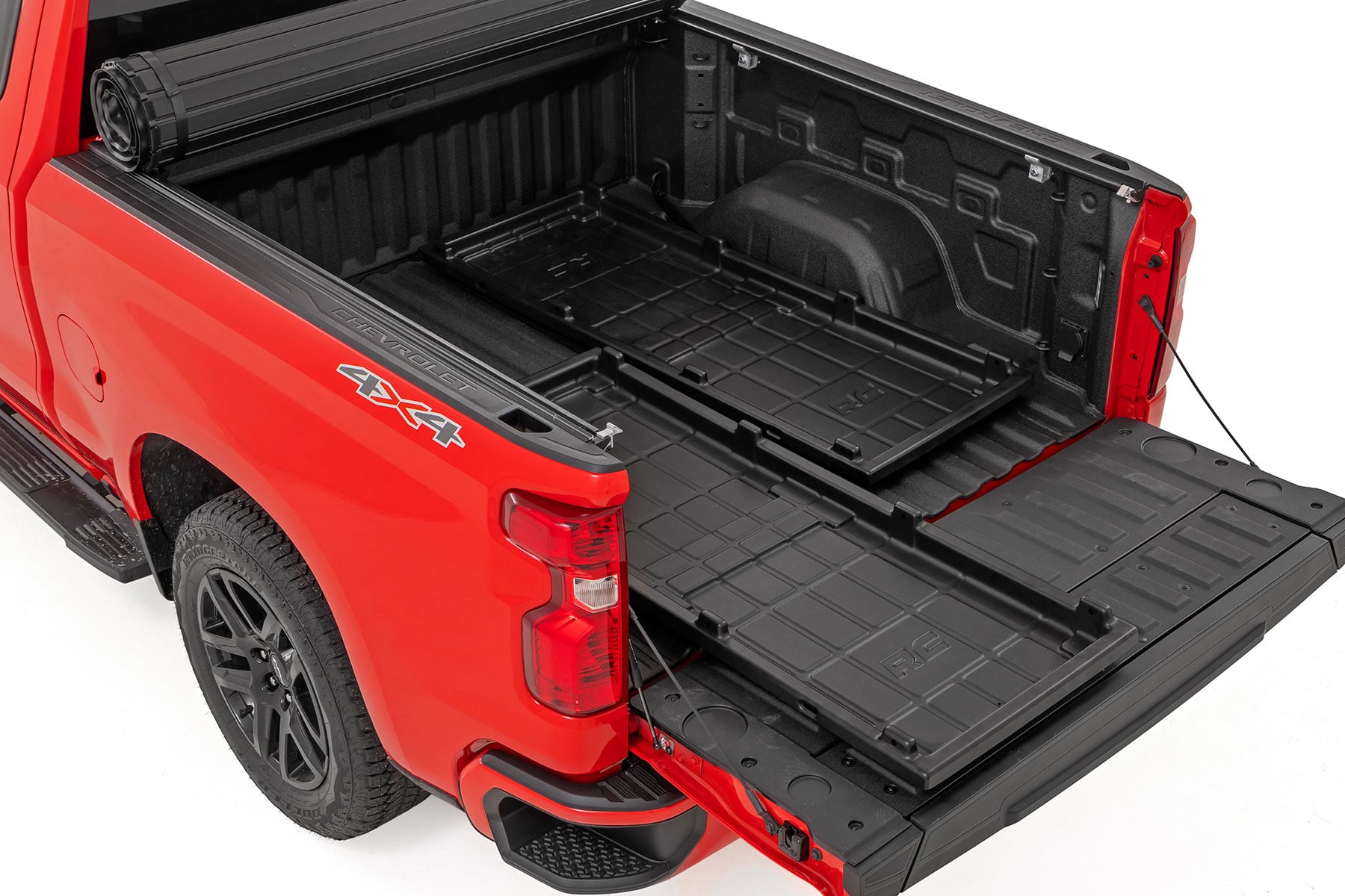 Rough Country Slide-Out Truck Bed Cargo Trays Fits 5’7″-6’4″ Beds Easy Tailgate Access