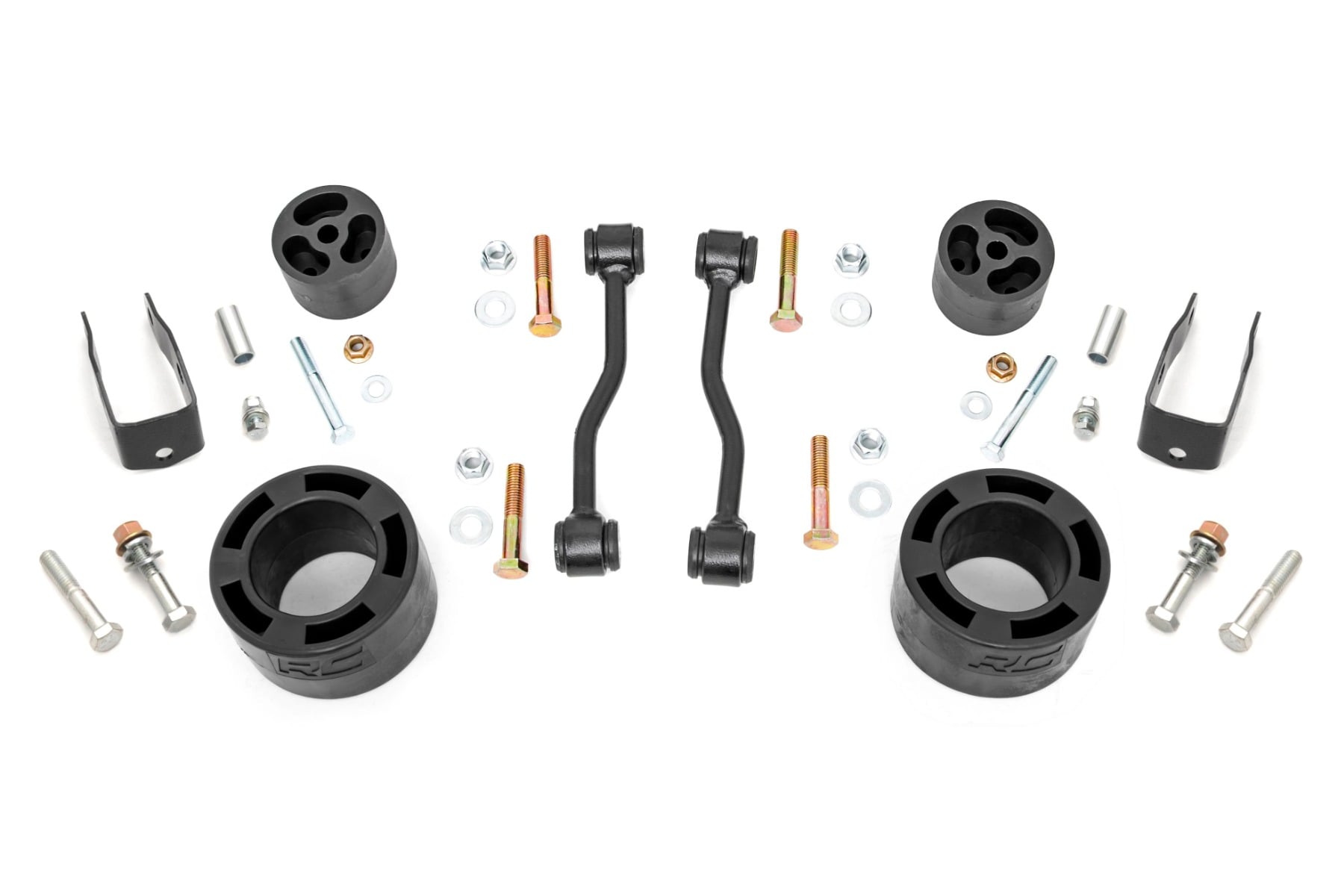 Rough Country 2.5 Inch Leveling Kit Spacers Jeep Gladiator JT 4WD (2020-2023)