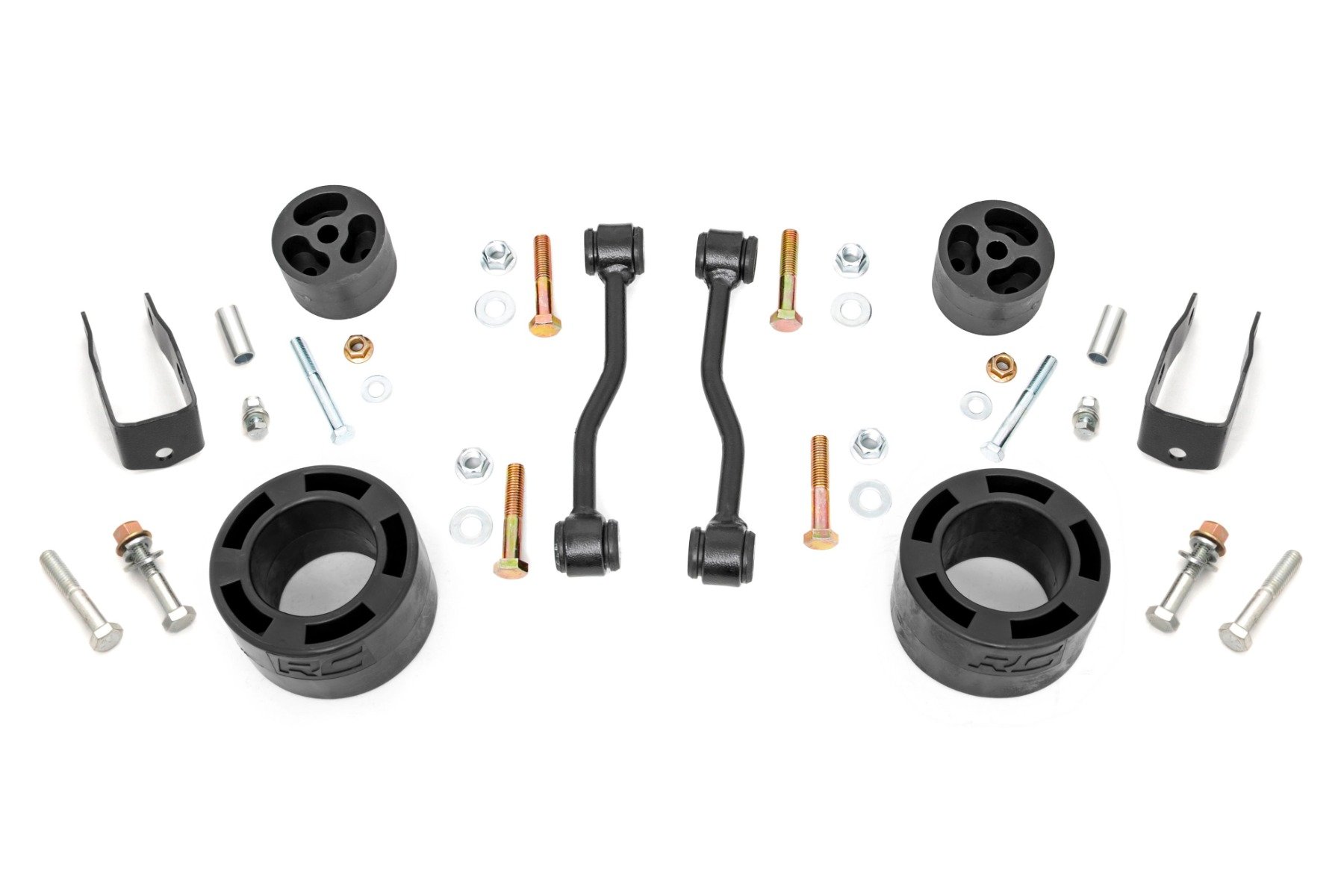 Rough Country 2.5 Inch Leveling Kit Spacers Jeep Gladiator JT 4WD (2024-2026)
