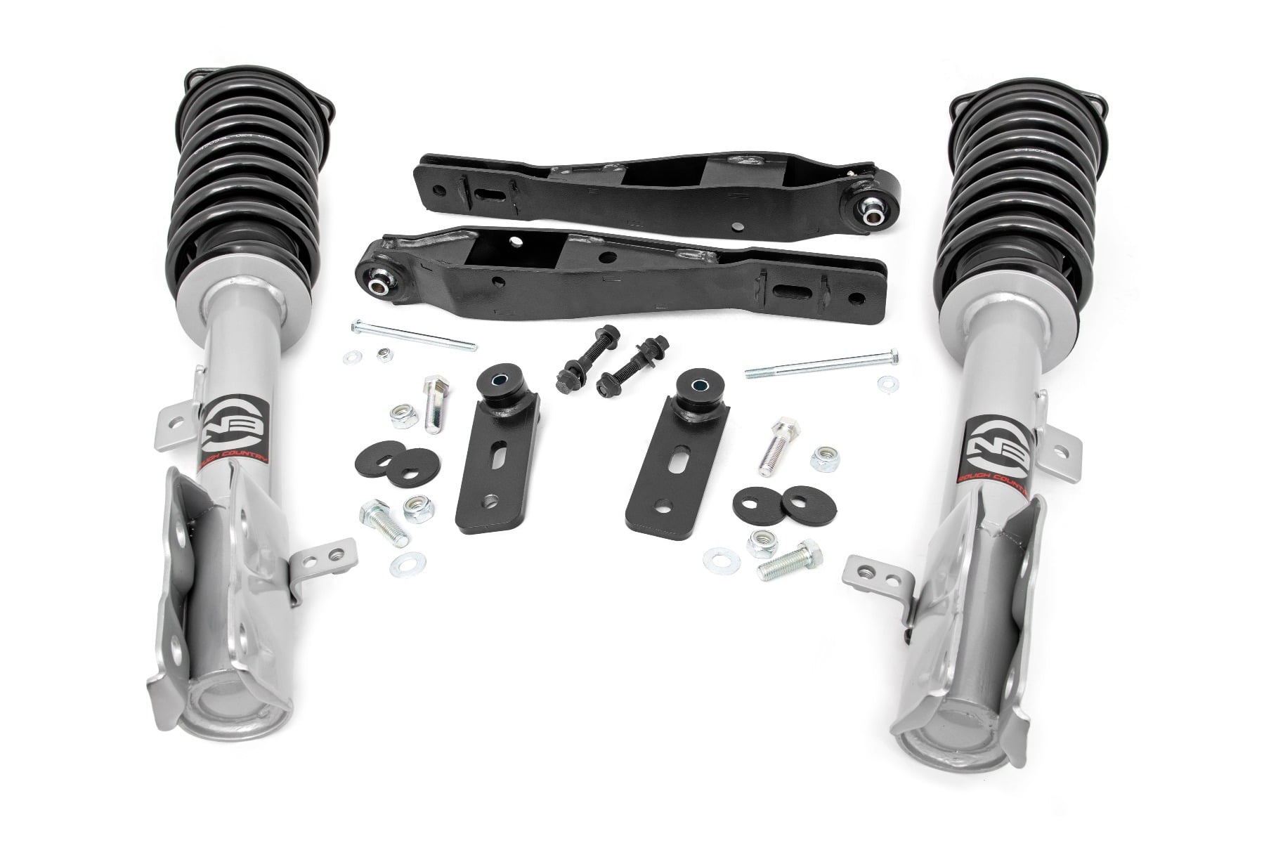 Rough Country 2 Inch Lift Kit N3 Front Struts Jeep Compass (07-16)/Patriot (10-17)
