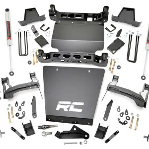 Rough Country 7 Inch Lift Kit Bracket M1 Struts/M1 Chevy/GMC 1500 (14-16)