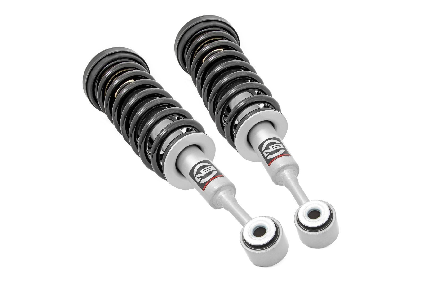 Rough Country Loaded Strut Pair Stock Ford F-150 4WD (2004-2008)