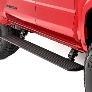 Rough Country Power Running Boards Dual Electric Motor Double Cab Toyota Tacoma (24-26)