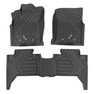 Rough Country Flex-Fit Floor Mats Front and Rear Toyota Tacoma 2WD/4WD (2016-2023)