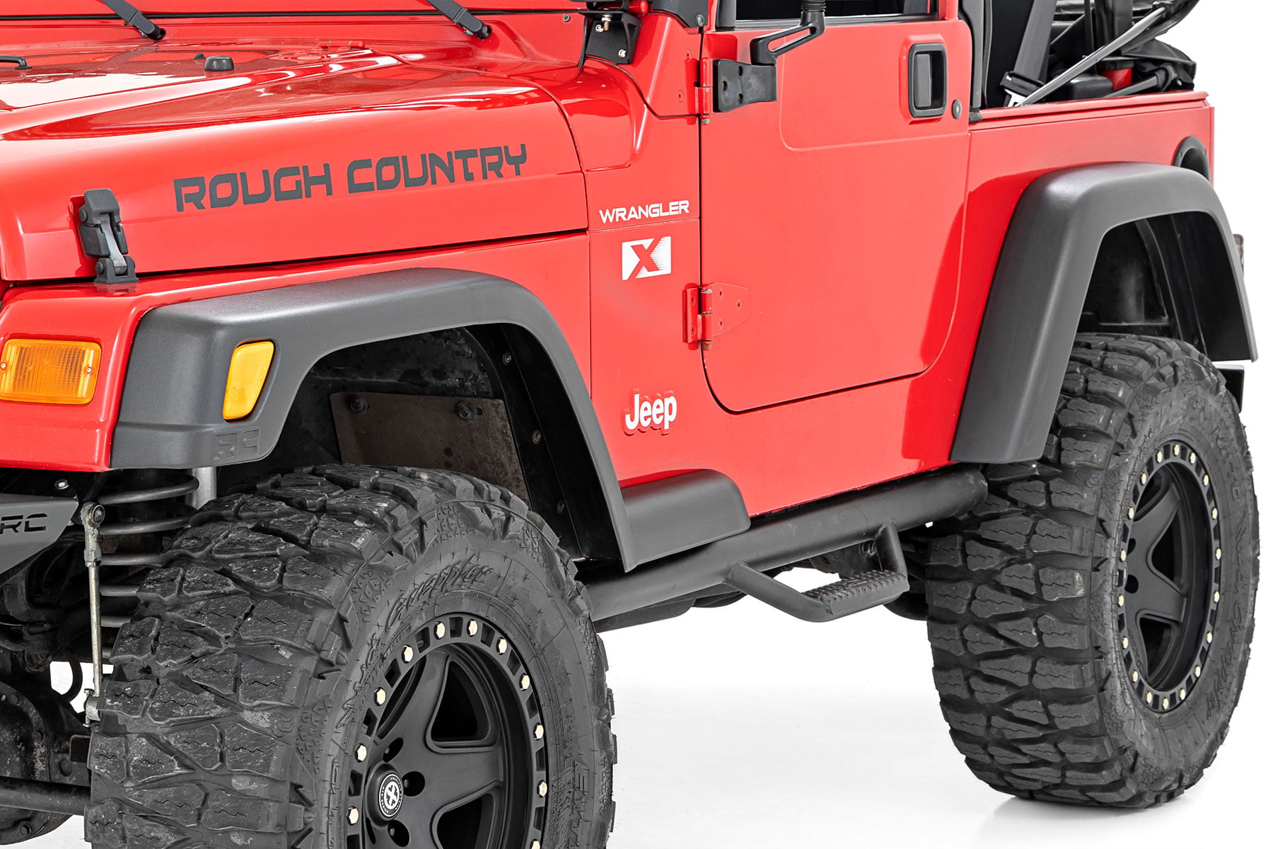 Rough Country Fender Flares 5.5″ Wide Jeep Wrangler TJ (97-06)/Wrangler Unlimited (04-06)