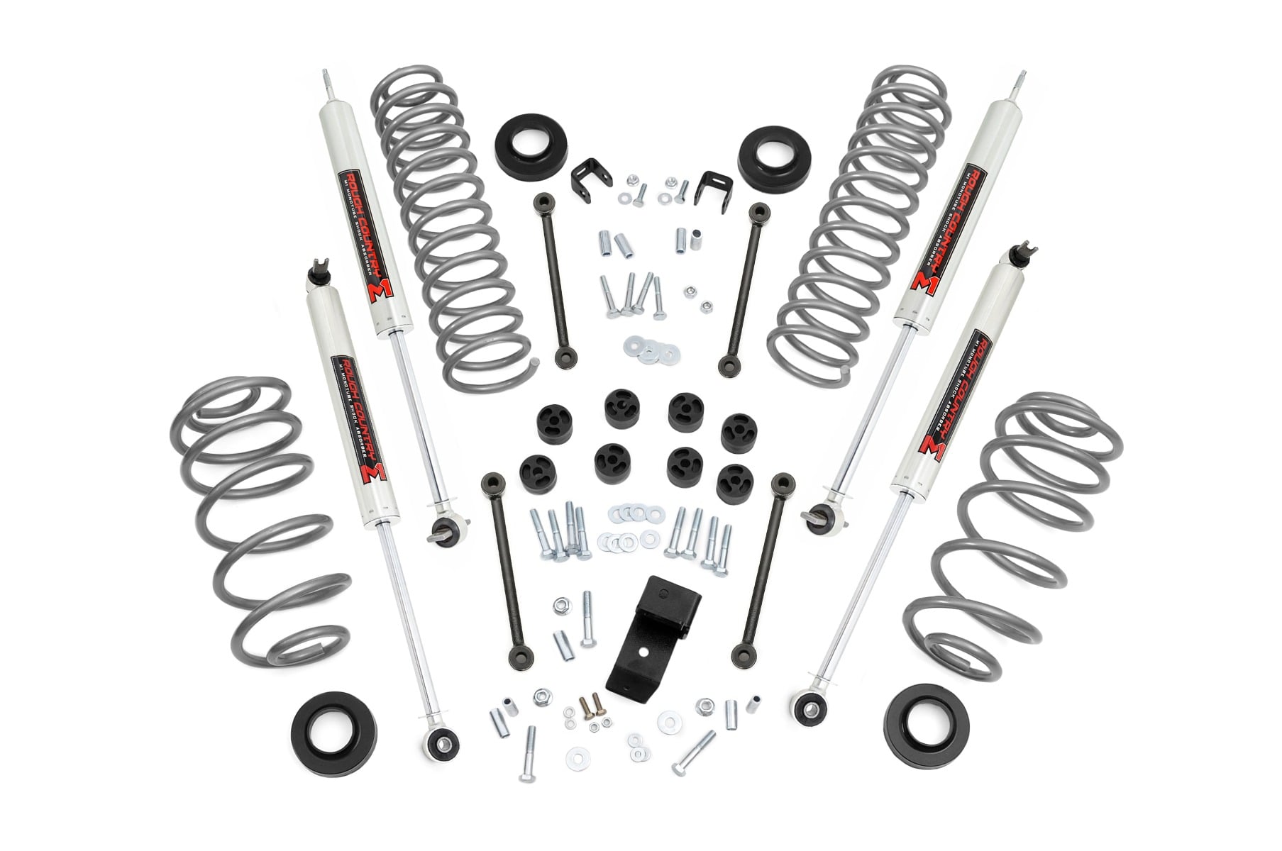 Rough Country 3.25 Inch Lift Kit 6 Cyl M1 Jeep Wrangler TJ 4WD (1997-2002)