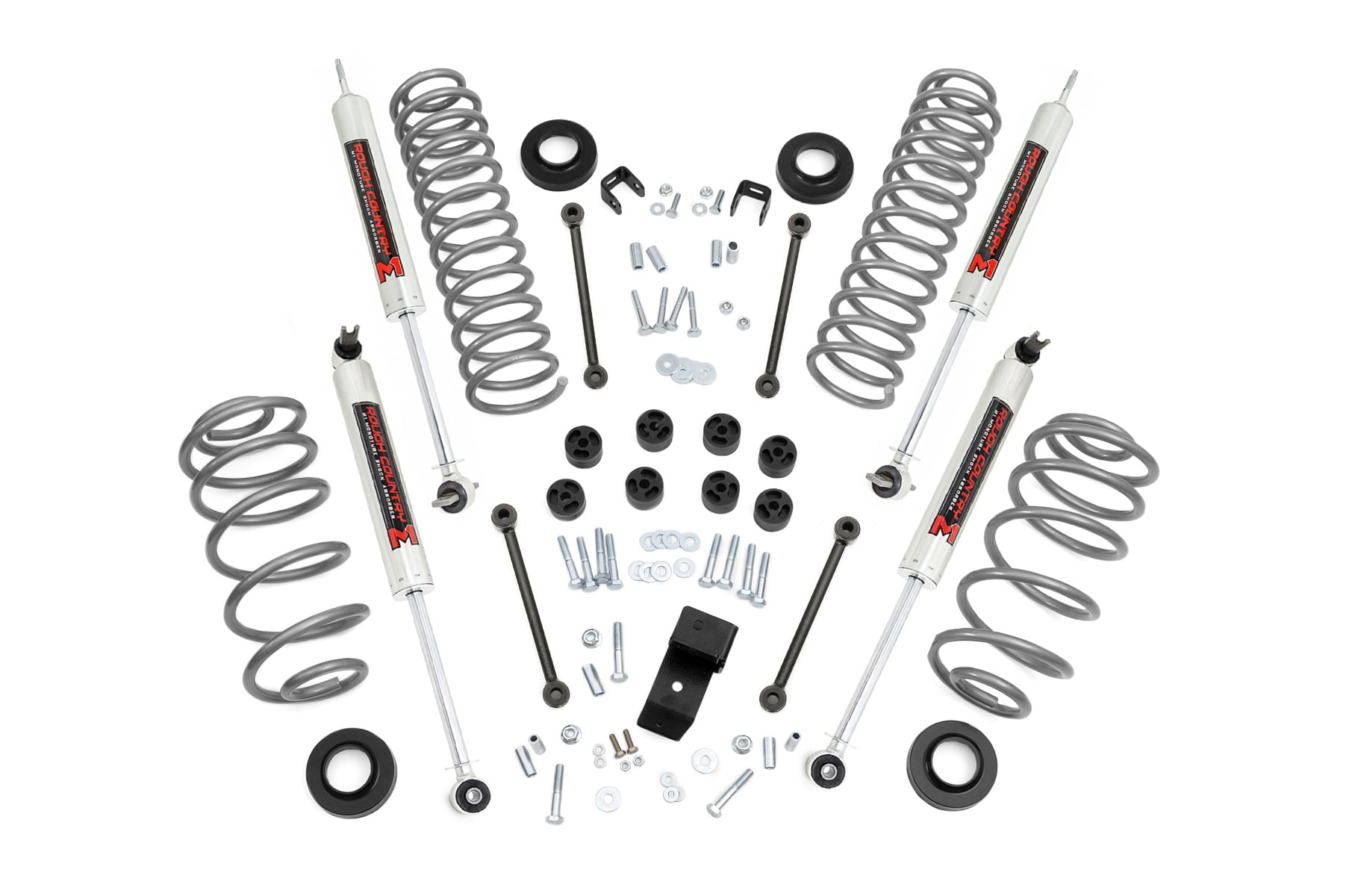 Rough Country 3.25 Inch Lift Kit 6 Cyl M1 Jeep Wrangler TJ (03-06)/Wrangler Unlimited (04-06)