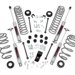 Rough Country 3.25 Inch Lift Kit 6 Cyl Jeep Wrangler TJ (03-06)/Wrangler Unlimited (04-06)