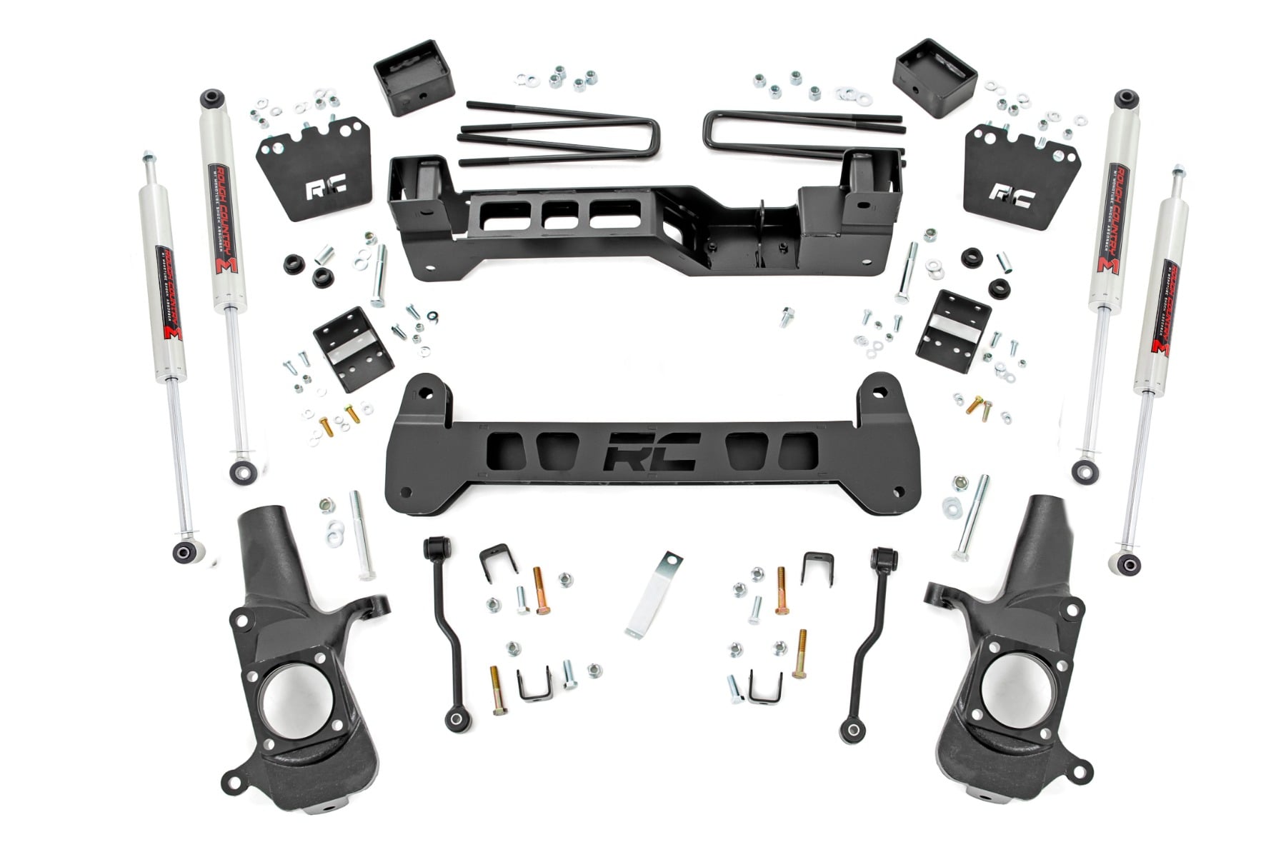 Rough Country 6 Inch Lift Kit M1 Chevy Silverado & GMC Sierra 2500HD 2WD (2001-2010)