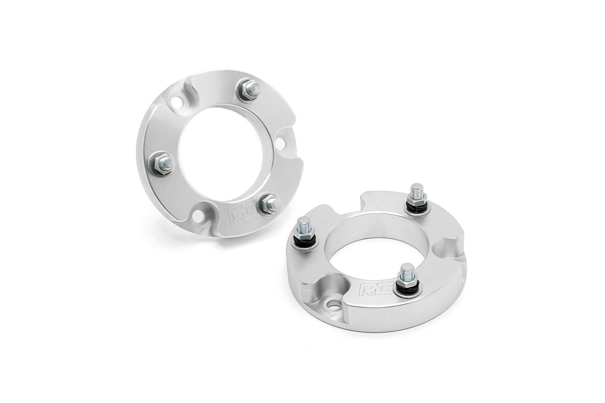 Rough Country 2 Inch leveling Kit Aluminum Toyota Tacoma 2WD/4WD (2005-2023)