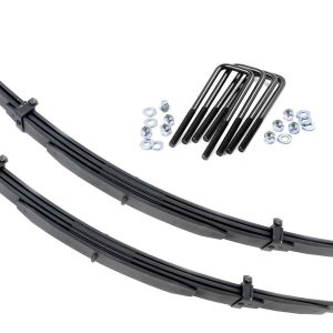 Rough Country Front Leaf Springs 4″ Lift Pair Ford F-250 4WD (1980-1997)