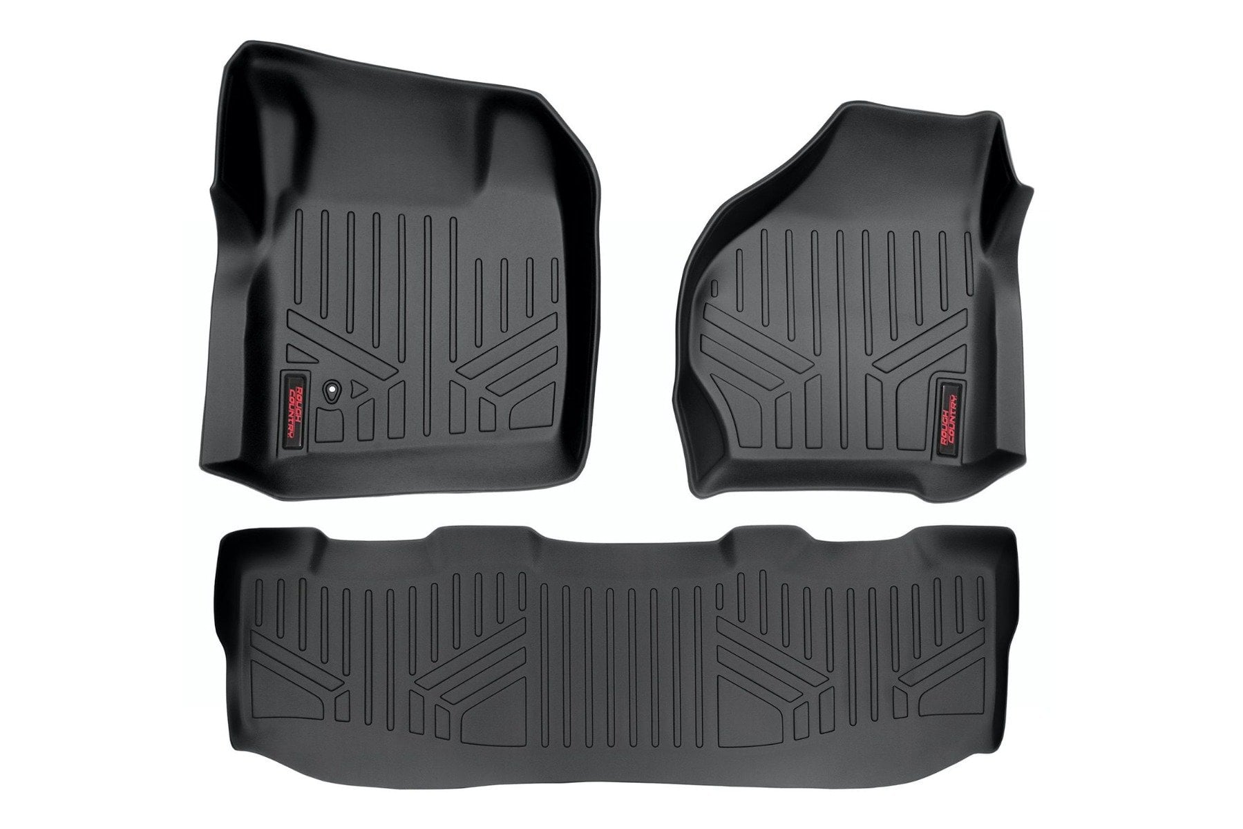 Rough Country Floor Mats FR & RR Crew Cab Ford F-250/F-350 Super Duty 2WD/4WD (99-07)