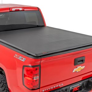 Rough Country Soft Roll Up Bed Cover 6’7″ Bed Chevy/GMC 1500/2500HD/3500HD (14-19 & Classic)
