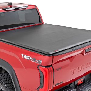 Rough Country Soft Roll Up Bed Cover 5’7″ Bed Toyota Tundra 2WD/4WD (2022-2026)