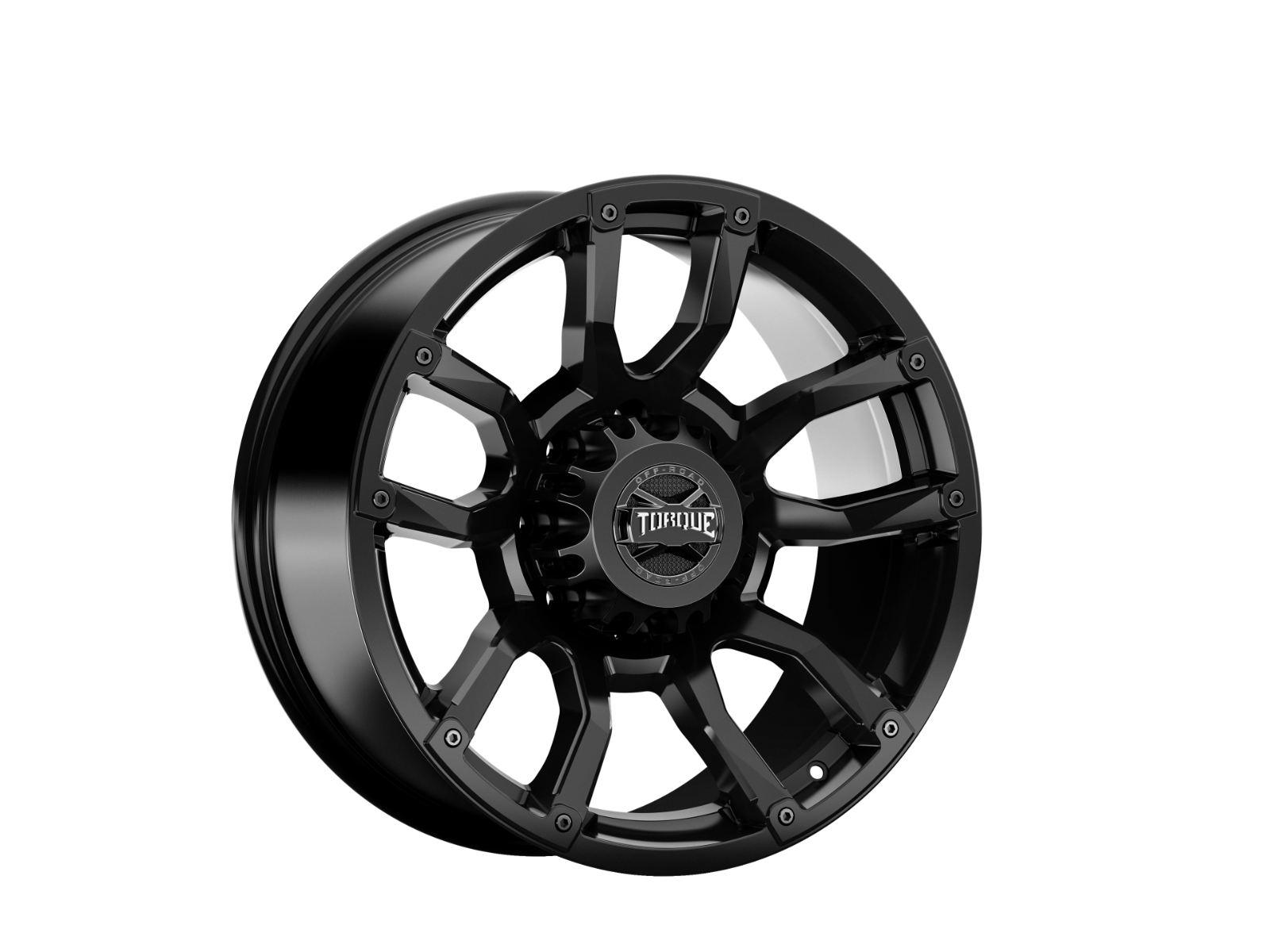 Rough Country Torque Impact Satin Black 20x9 8x180 0mm