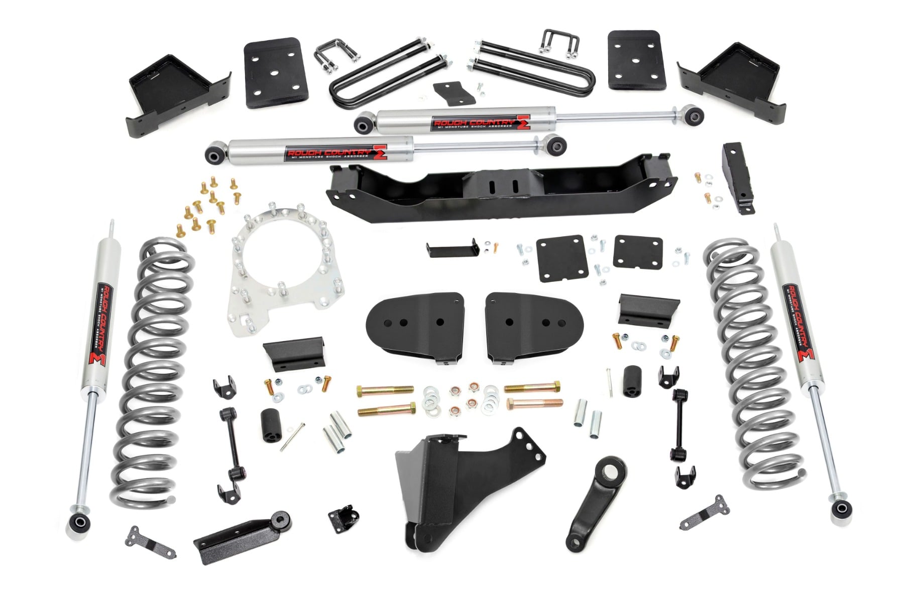 Rough Country 6 Inch Lift Kit Diesel No OVLD M1 Ford F-250/F-350 Super Duty (23-26)