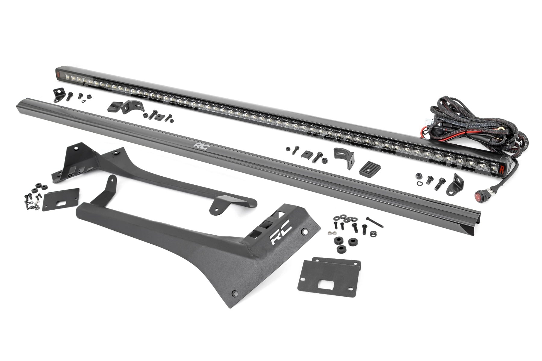 Rough Country LED Light Kit Windshield 50″ Spectrum Single Row Jeep Gladiator JT/Wrangler JL (18-26)