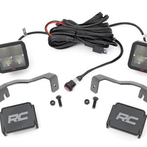 Rough Country LED Light Kit Ditch Mount 2″ Spectrum Pair Spot Nissan Frontier (22-26)