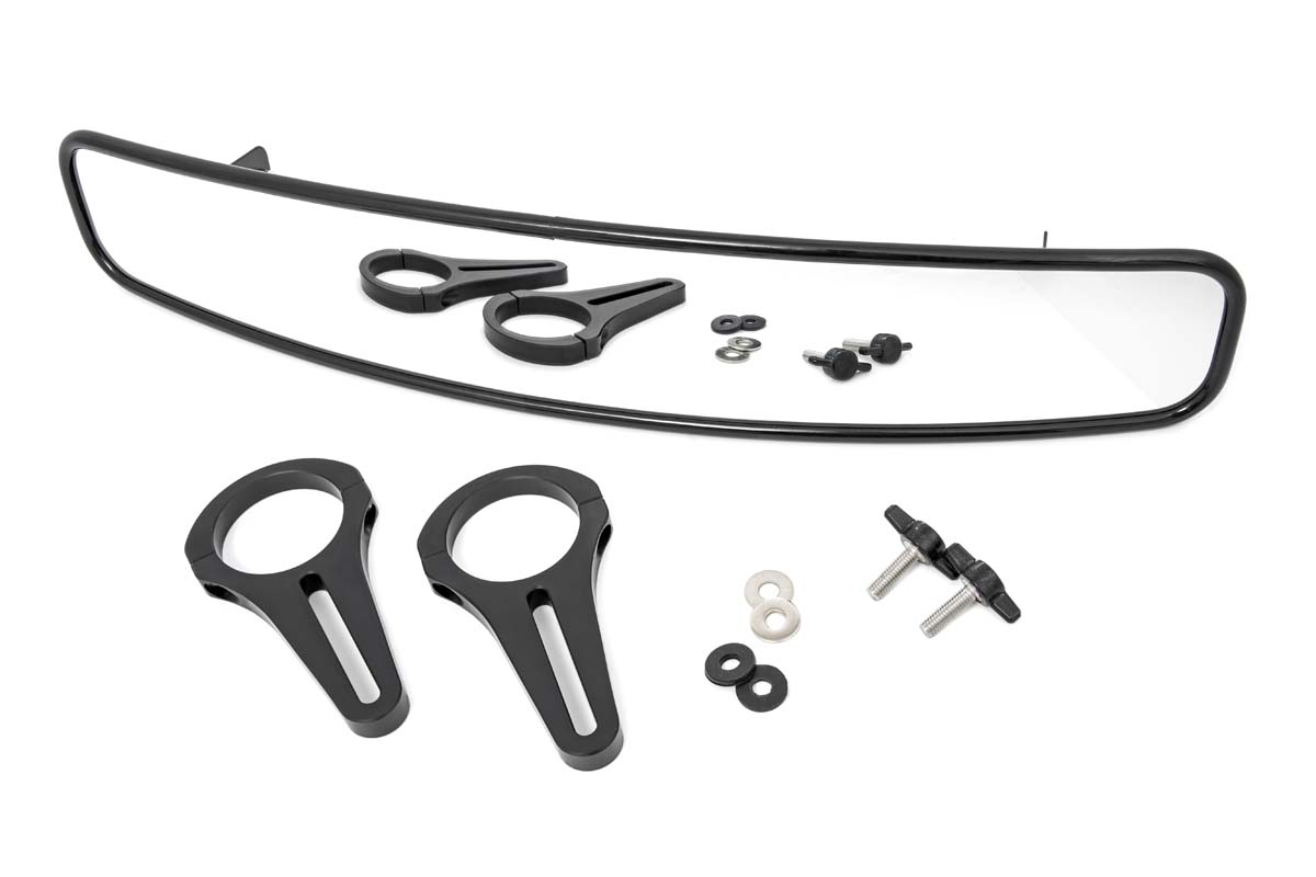 Rough Country UTV Rear View Mirror Convex 17″ x 3″ 1.75″ Mount