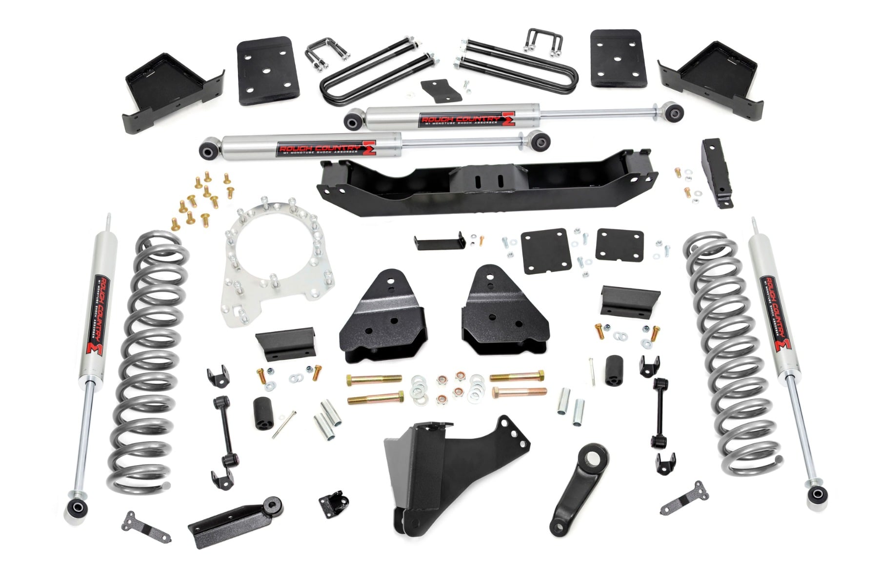 Rough Country 6 Inch Lift Kit OVLDS M1 Ford F-250/F-350 Super Duty 4WD (2017-2022)